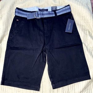 Tommy Hilfiger Husky Boy Shorts Black w/Blue Belt